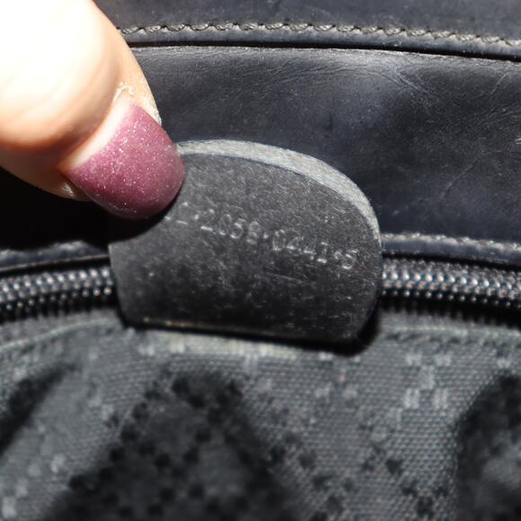 Gucci Black Woven Tote with Bamboo Handles – Chic Italian Style - Picture 11 of 11